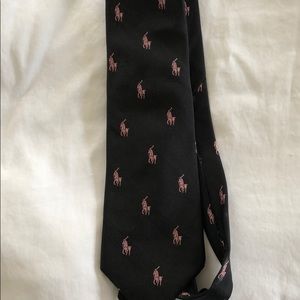 Ralph Lauren polo pink pony tie